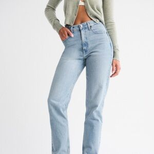 Abercrombie & Fitch Light Blue Straight Leg Jeans